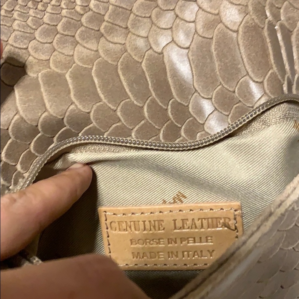 Real leather snakeskin bag from Italy - Picture 3 of 4